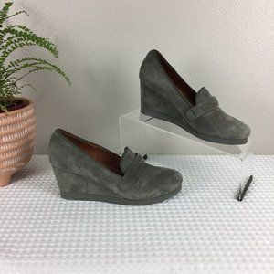 Gentle Souls Suede Wedge Slides - Worn Once - 7.5